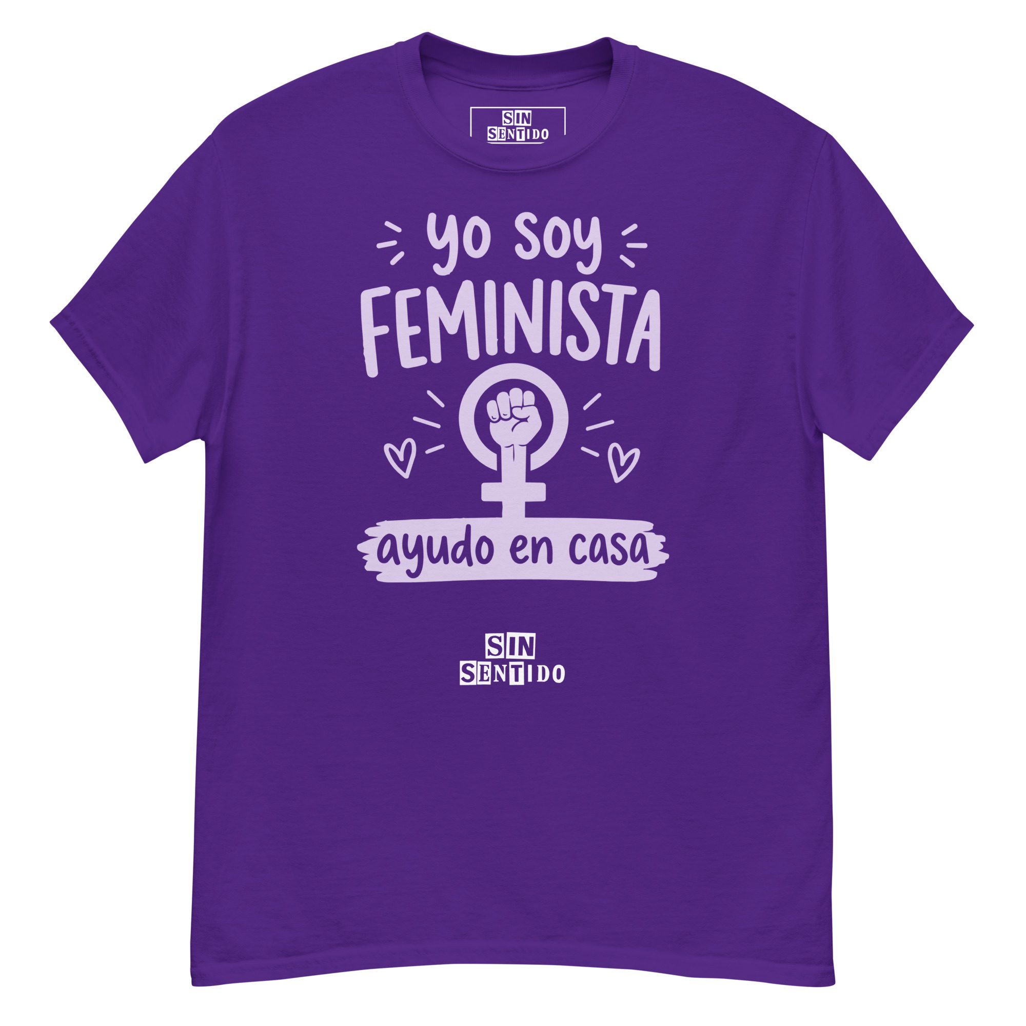 Camiseta Feminista "Yo Soy Feminista, Ayudo en Casa" | Camiseta Unisex de Algodón - Imagen 2