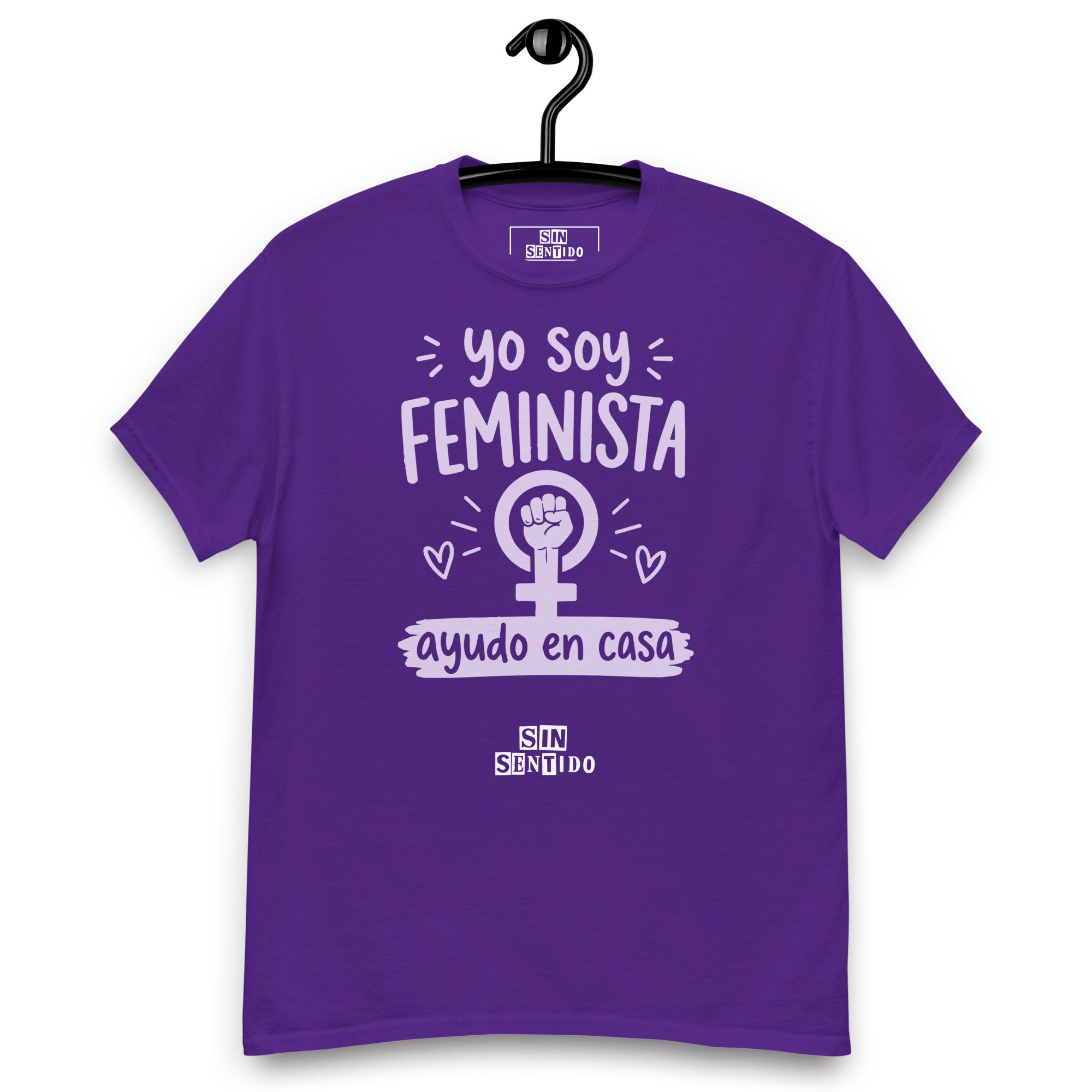 Camiseta Feminista "Yo Soy Feminista, Ayudo en Casa" | Camiseta Unisex de Algodón - Imagen 3
