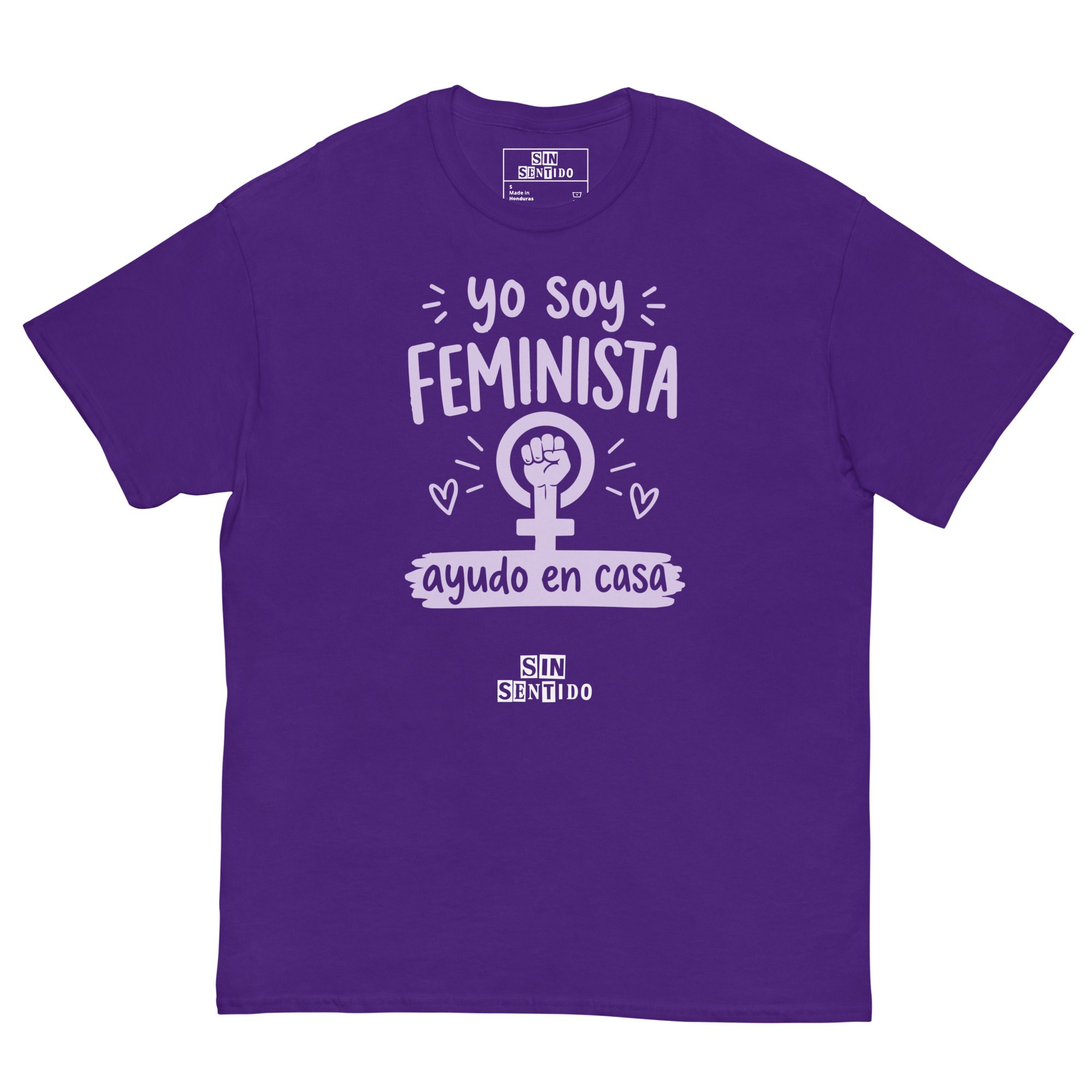Camiseta Feminista "Yo Soy Feminista, Ayudo en Casa" | Camiseta Unisex de Algodón - Imagen 4